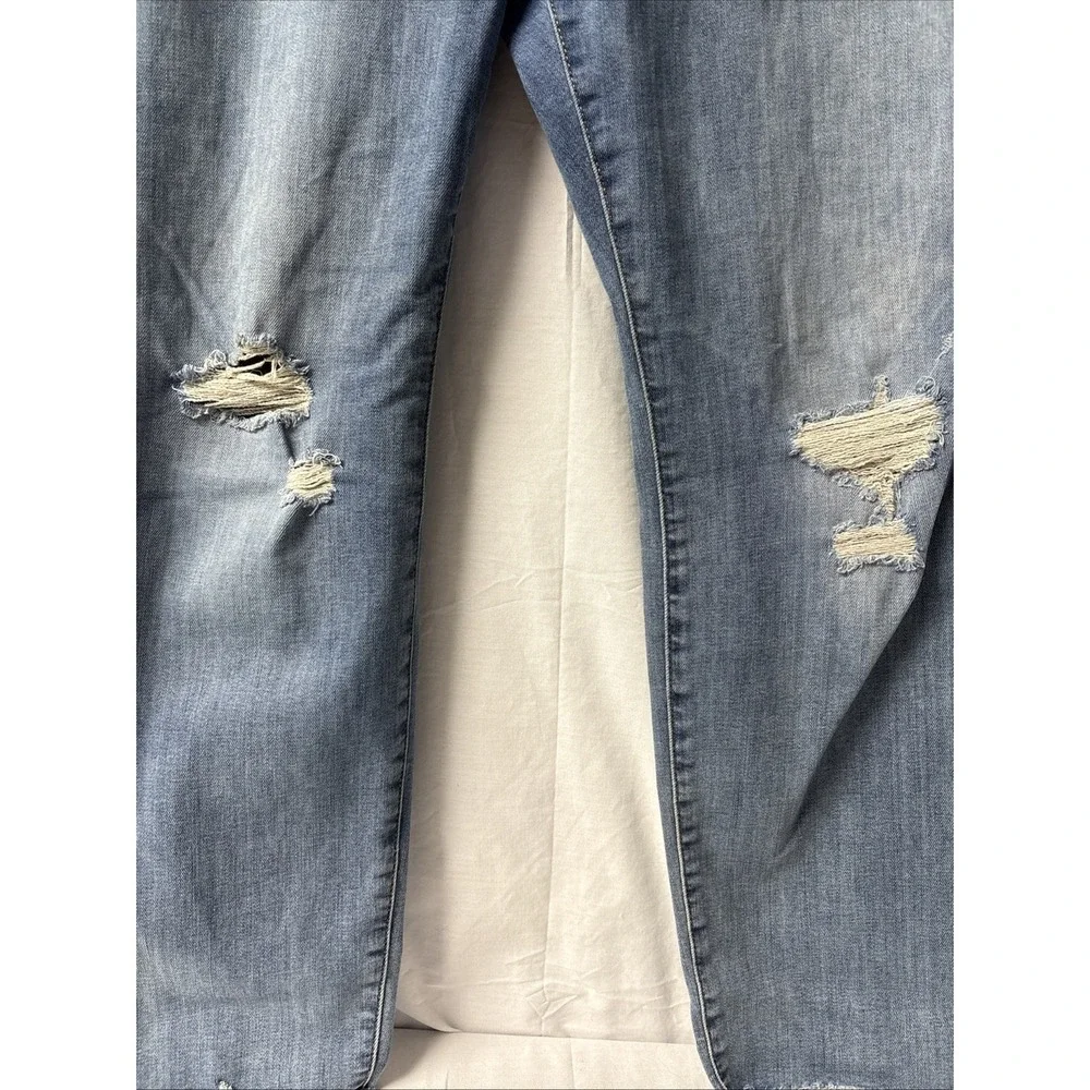 Universal Thread Distressed High Rise Skinny Jeans Blue Women 18/34R 38x28.5